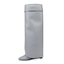 Grey Shark Lock Boots