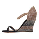 MULTICOLOR GARAVANI ROCKSTUD SANDAL WEDGES