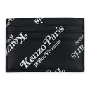Black Allover Print Cardholder