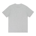 Grey SS Stacked Logo Tee