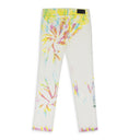 Multicolor Tie Dye Art Patch Sweatpants