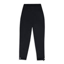 Black Reversed Nylon Track Pants