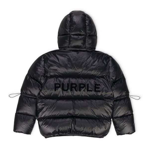 Black Nylon Puffer Jacket