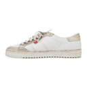 WHITE/BLACK ADDRESS LOW TOP SNEAKERS