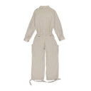 Beige Linen Jumpsuit Beige
