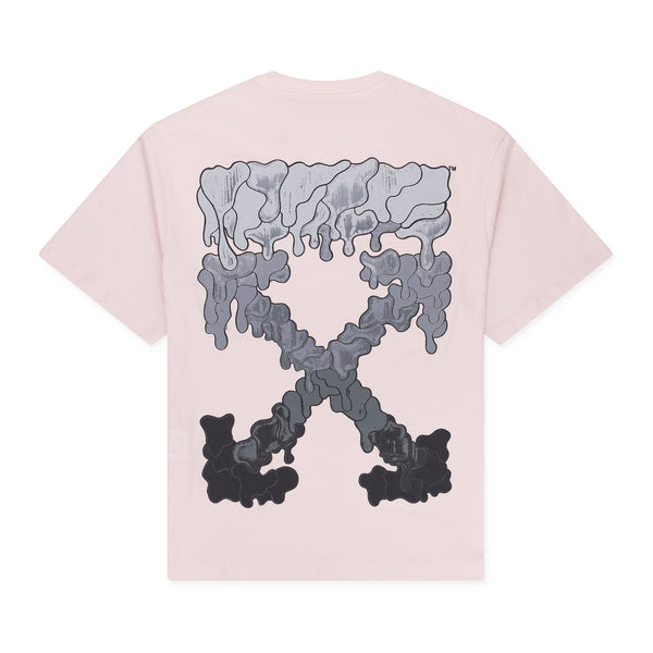 Mauve Chalk Skate Fit Dripping Arrow T-Shirt
