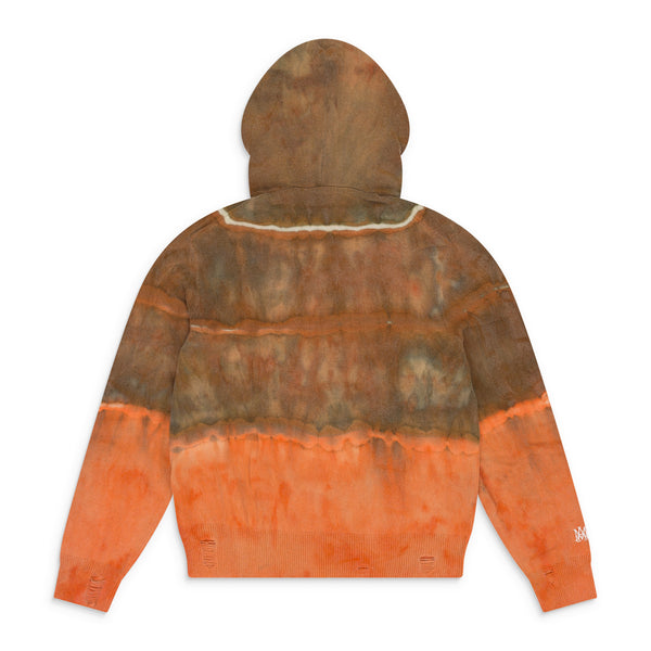 Orange Tie Dye Hoodie