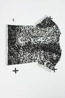 BLACK PRINTED LAPPED BABY T-SHIRT