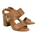 Tan Horizon Slingback Heels