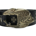 Black Eagle Petit Iron Cross Stud Belt
