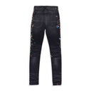 Black Skinny Painter Jean
