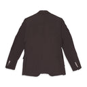 Brown Single Breasted Plaid Suit