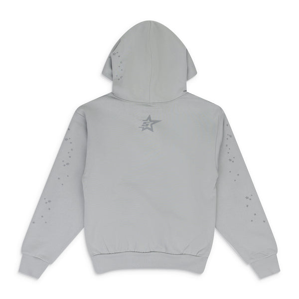Grey Tonal Punk V2 Hoodie