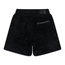 Black Polar Fleece Shorts