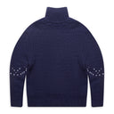 Navy Quarter Zip Sweater