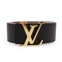 Black Reversible Initials Belt