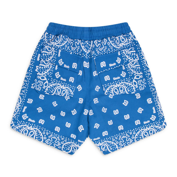 Blue Rhude Bandana Shorts