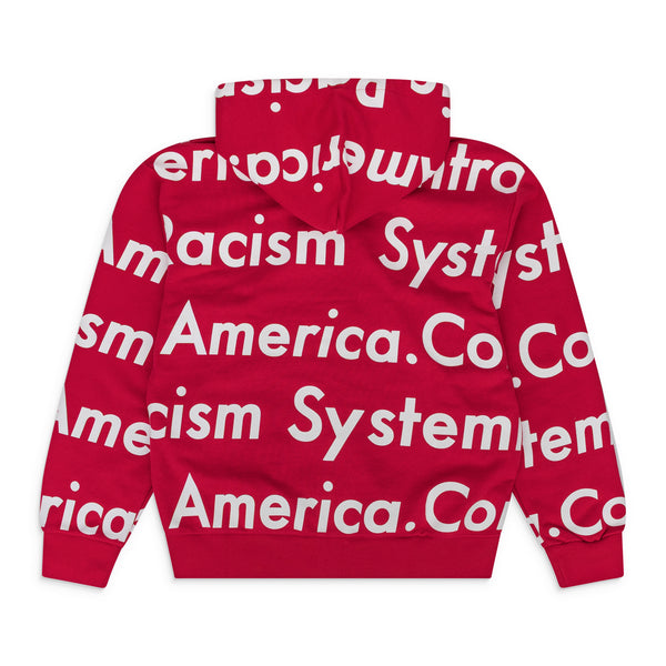 Red SRCA Graphic 1 Zip-up Hoodie