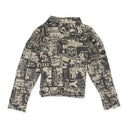 Beige Printed Jacket