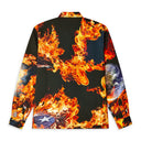 Multicolor World Is Burning Work Shirt