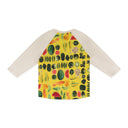 Yellow Kiss My Grits Baseball T-Shirt