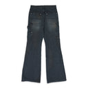Black Carpenter Flared Denim