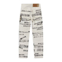 White Stussy 501 Jeans
