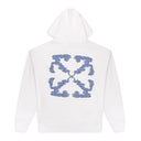 White Cloud Arrow Skate Hoodie