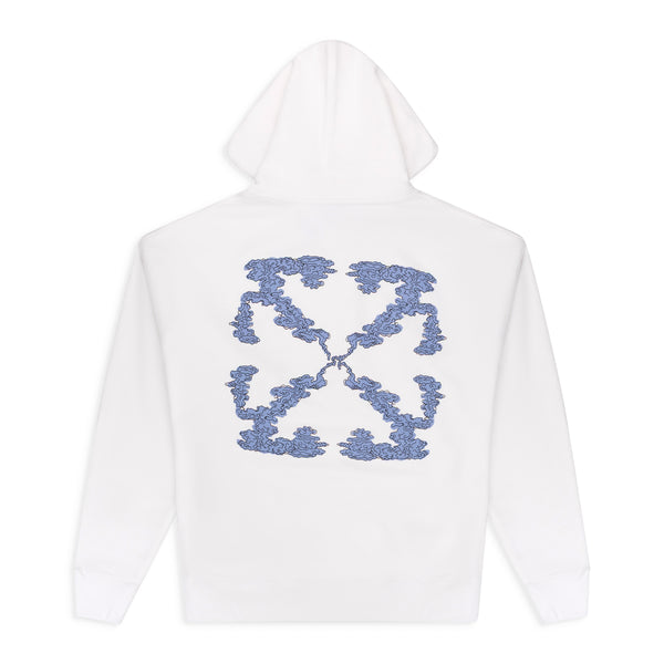 White Cloud Arrow Skate Hoodie