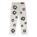 White Rhinestone Jeans