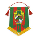 Multicolor Double-sided Mfm Logo Podium Pennant