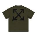 Winter Moss Solid Arrow T-Shirt