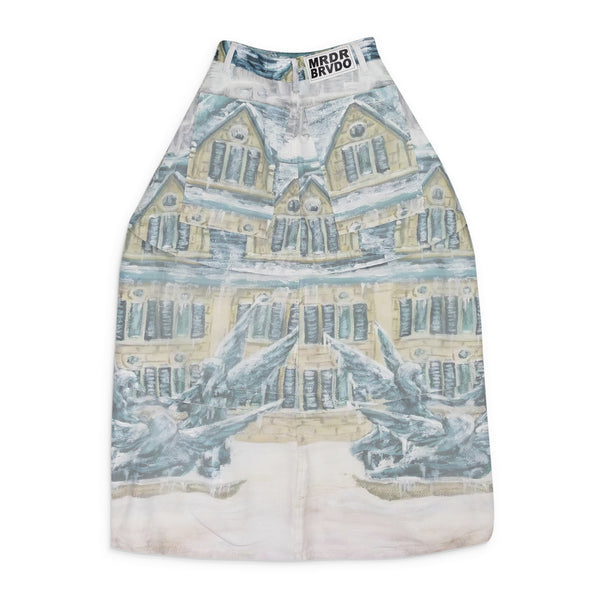 Multicolor Angel Over The City Skirt