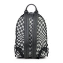Black Wavy Houndstooth Backpack