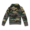 Multicolor Camo Cardigan