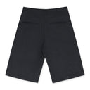 Grey Tailored Shorts With V-Waistband