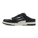 Black/White Skel Top Low Slip On