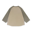 Beige Raglan Longsleeve T-Shirt