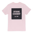 PINK BOX LOGO T-SHIRT