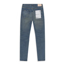Mid Indigo Vintage Knee Blowout Skinny Jeans