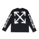 BLACK Spray Arrow Skate L/s Tee