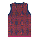 Red Kalonji Knitted Sweater Vest
