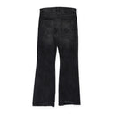 Black Wider Flare Leg Jeans