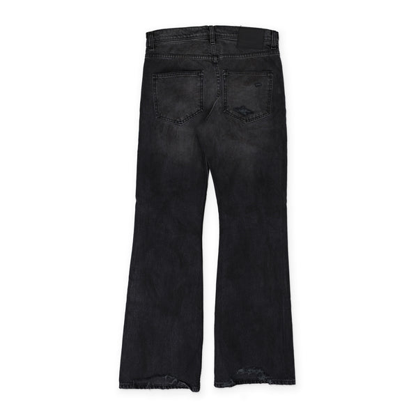 Black Wider Flare Leg Jeans