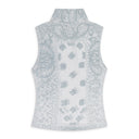 White Bandana Mesh Tank