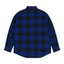 BLUE PLAID FLANNEL LS SHIRT