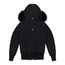Black/Gold Sainte Flavie Bomber Jacket