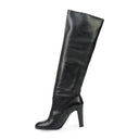 BLACK MONIQUE KNEE-HIGH BOOTS