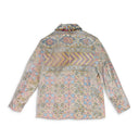 MULTICOLOR IRANIAN PRINT PVC PUFFER JACKET