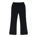 Black HWT Fleece Flared Pants